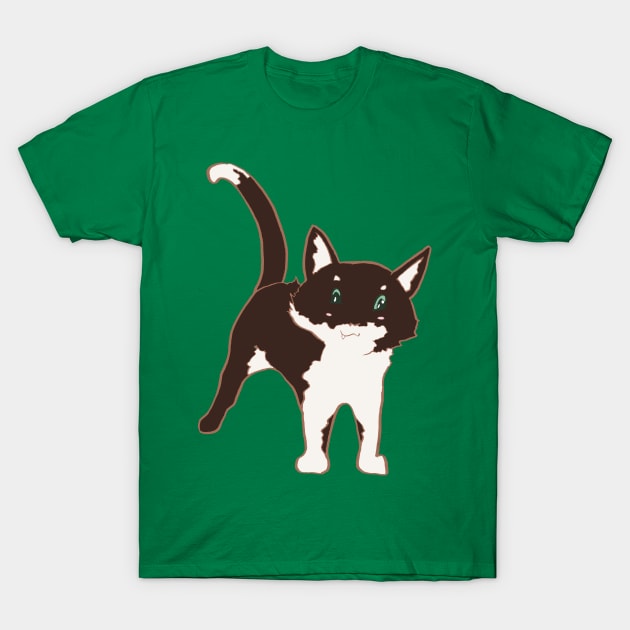 Shelter Cats - Snaggle Tooth T-Shirt by FishWithATopHat